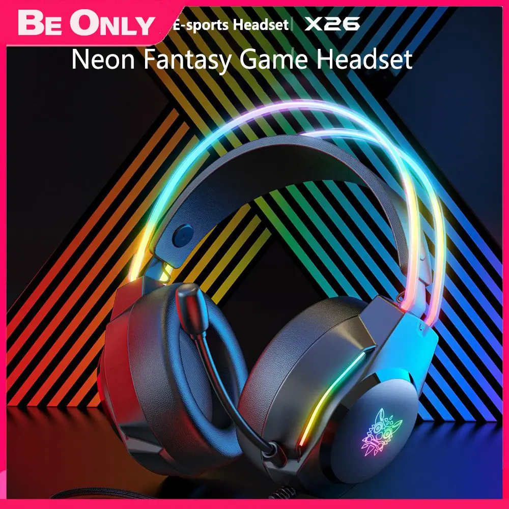 Снижение гарнитуры Спортивная шумоподавляющая гарнитура светящиеся игры для электроспорта