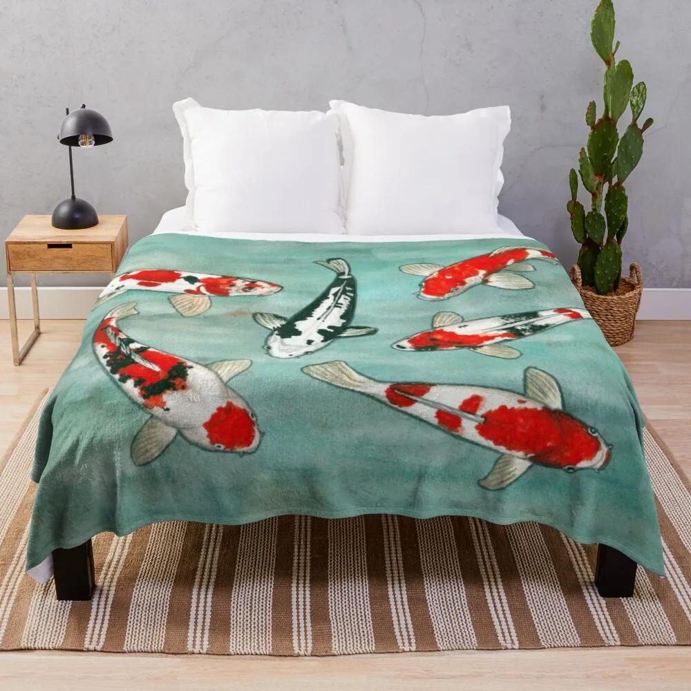 Одеяло Le ballet des carpes koi, большое толстое пушистое одеяло, Роскошное Одеяло
Одеяло Le ballet des carpes koi, большое толстое пушистое одеяло, Роскошное Одеяло