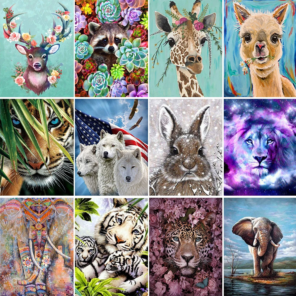 5D Diamond Painting Animal DIY Giraffe Combination Full Round Diamond Embroidery Lion Elephant Cross Stitch Home Decoration Gift
5D Diamond Painting Animal DIY Giraffe Combination Full Round Diamond Embroidery Lion Elephant Cross Stitch Home Decoration Gift