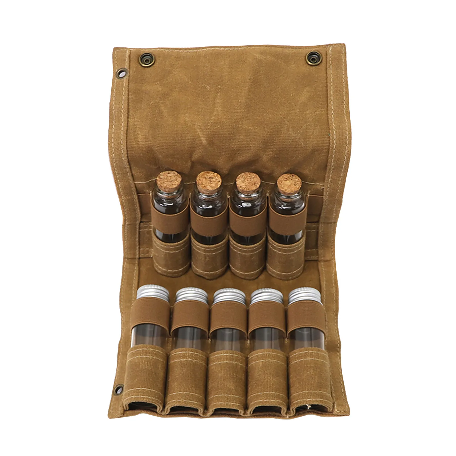 Outdoor Camping Seasoning Bottle Storage Bag Portable Bag With 9 Silicone Containers Spill Proof Containers Tin Food Containers
Outdoor Camping Seasoning Bottle Storage Bag Portable Bag With 9 Silicone Containers Spill Proof Containers Tin Food Containers
