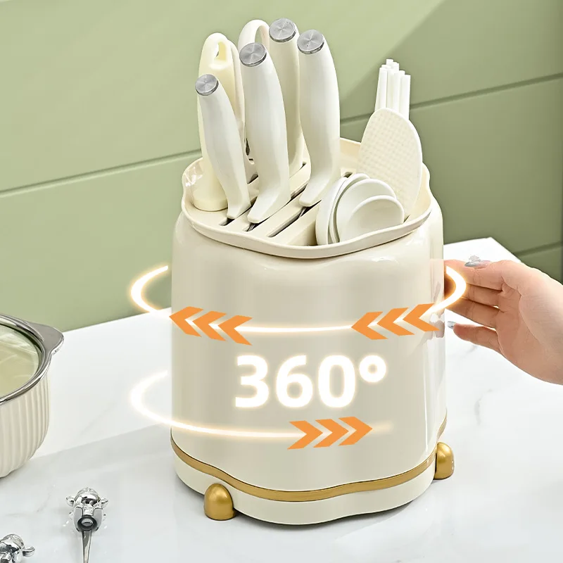 Вращающаяся на 360 ° стойка для хранения, ложка, палочки для еды, организация утечки воды для кухни
Вращающаяся на 360 ° стойка для хранения, ложка, палочки для еды, организация утечки воды для кухни