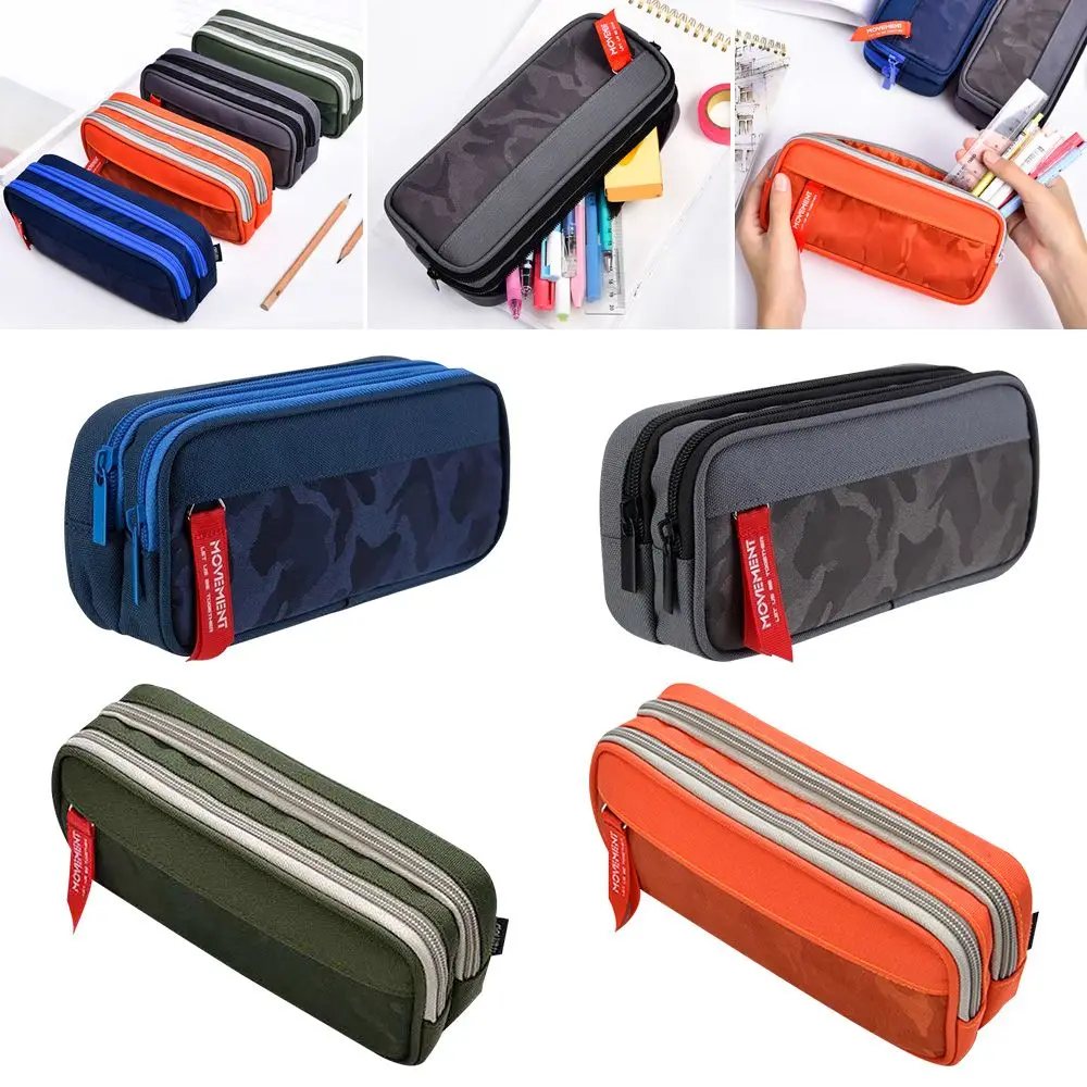 Creative Large-capacity Simple Pencil Bag Zipped Pouches Pencil Case Stationery Bag 
Creative Large-capacity Simple Pencil Bag Zipped Pouches Pencil Case Stationery Bag