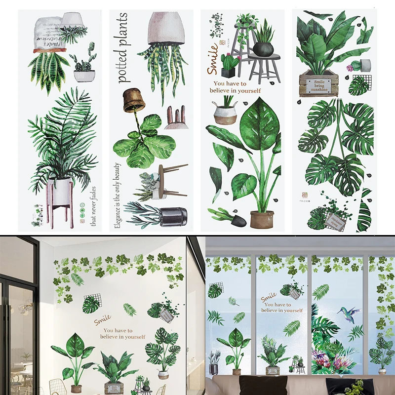Tropical Plants Green Leaves Wall Stickers for Home Bedroom Living Room Decoration Wallpaper Background Wall Decals Vinyl Murals
Tropical Plants Green Leaves Wall Stickers for Home Bedroom Living Room Decoration Wallpaper Background Wall Decals Vinyl Murals