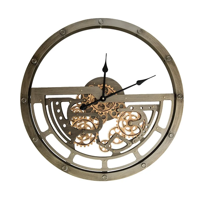 Retro Iron Art Simple Wall Clock Creative Metal Gear Clock Home Living Room Wall Retro Industrial Age Style Decoration Best Gift
Retro Iron Art Simple Wall Clock Creative Metal Gear Clock Home Living Room Wall Retro Industrial Age Style Decoration Best Gift