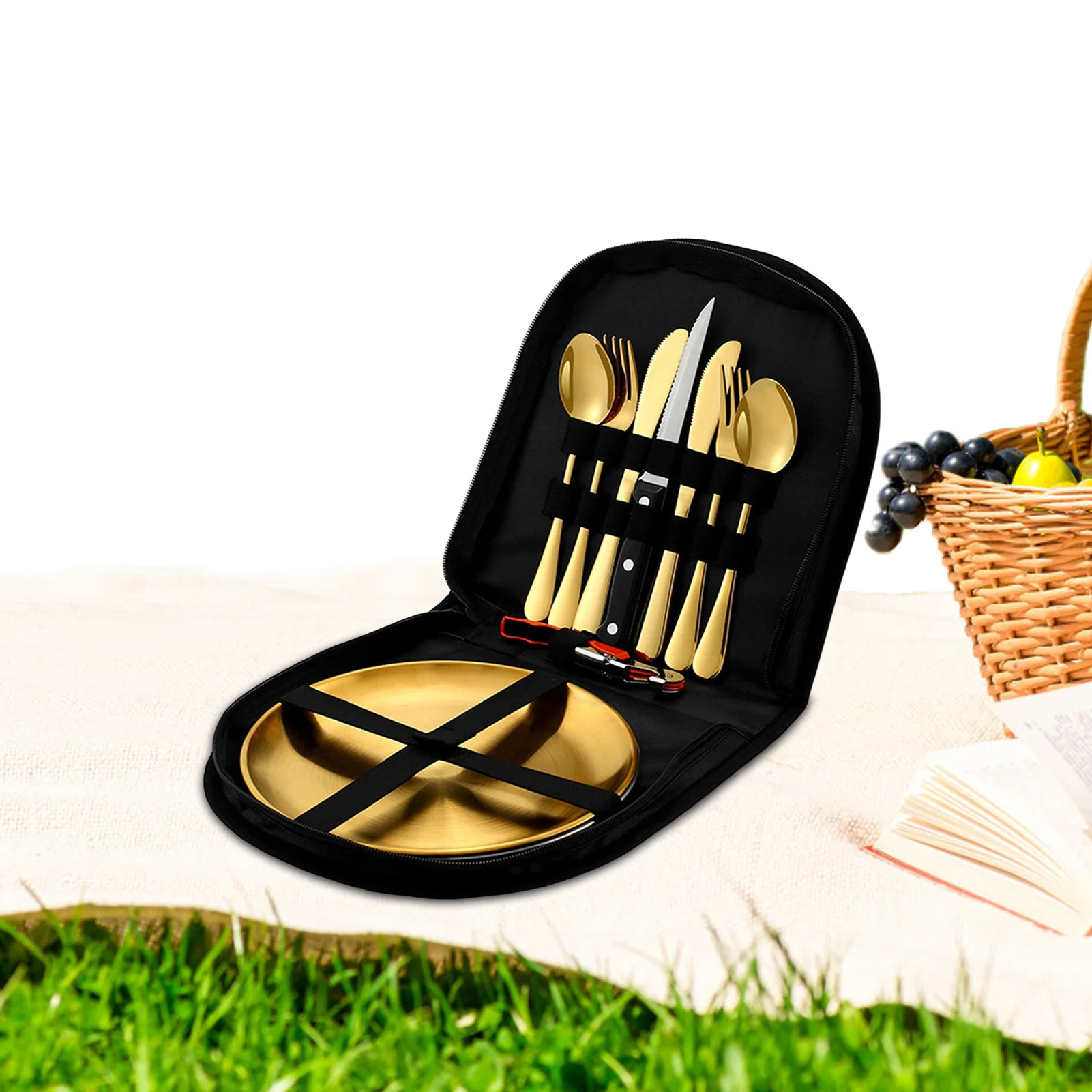 Camping Cutlery Set Reusable Stainless Steel Flatware For Office School Picnic Travel Camping Cutlery Set Silverware Dinnerware
Camping Cutlery Set Reusable Stainless Steel Flatware For Office School Picnic Travel Camping Cutlery Set Silverware Dinnerware