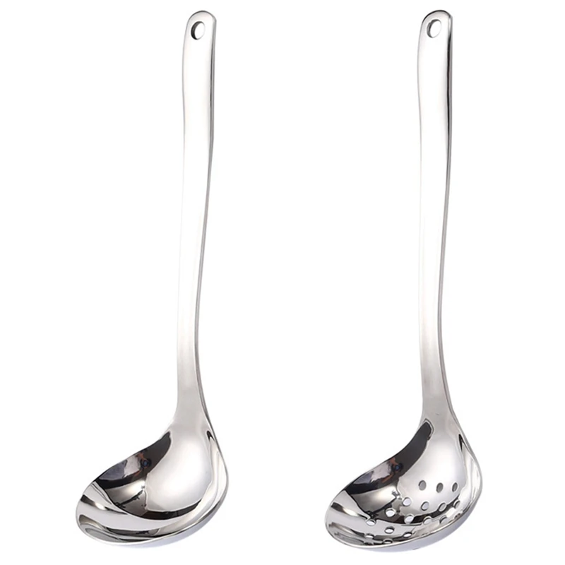 Kitchen Tools Stainless Steel Soup Spoon and Colander Household Creative Thickening Cooking Spoon Kitchen Scoop Filter
Kitchen Tools Stainless Steel Soup Spoon and Colander Household Creative Thickening Cooking Spoon Kitchen Scoop Filter