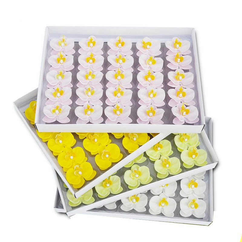 25pcs/set Artificial Butterfly Orchid Soap Flowers Phalaenopsis Fake Flowers Home Decor Wedding Decoration Flores Artificiales
25pcs/set Artificial Butterfly Orchid Soap Flowers Phalaenopsis Fake Flowers Home Decor Wedding Decoration Flores Artificiales
