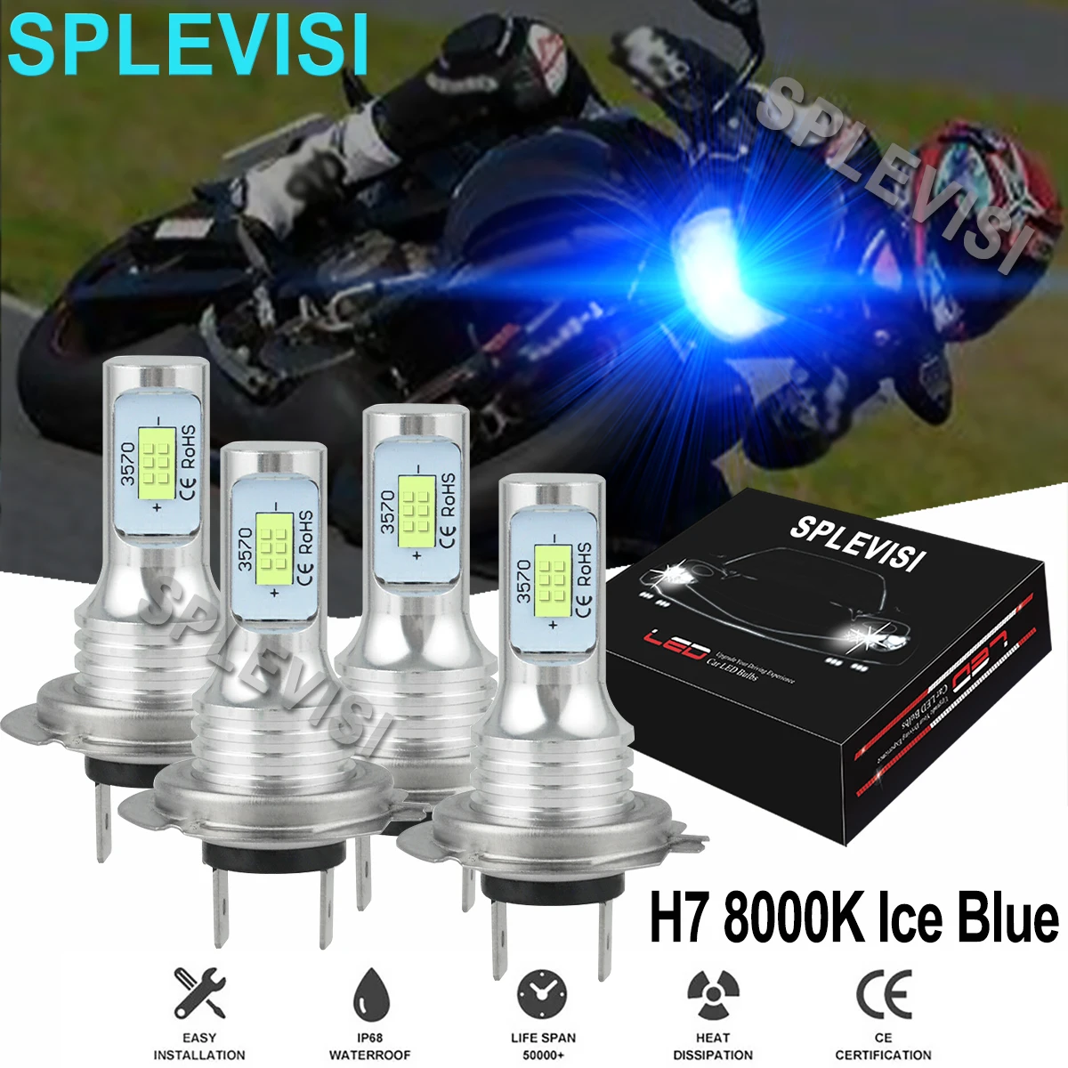 4x140W 8000K Ice Blue Motorcycle LED Headlight For Buell 1125CR 09-2010 Ulysses XB12X 06-2010 Ulysses Touring XB12XT 2008-2010
4x140W 8000K Ice Blue Motorcycle LED Headlight For Buell 1125CR 09-2010 Ulysses XB12X 06-2010 Ulysses Touring XB12XT 2008-2010