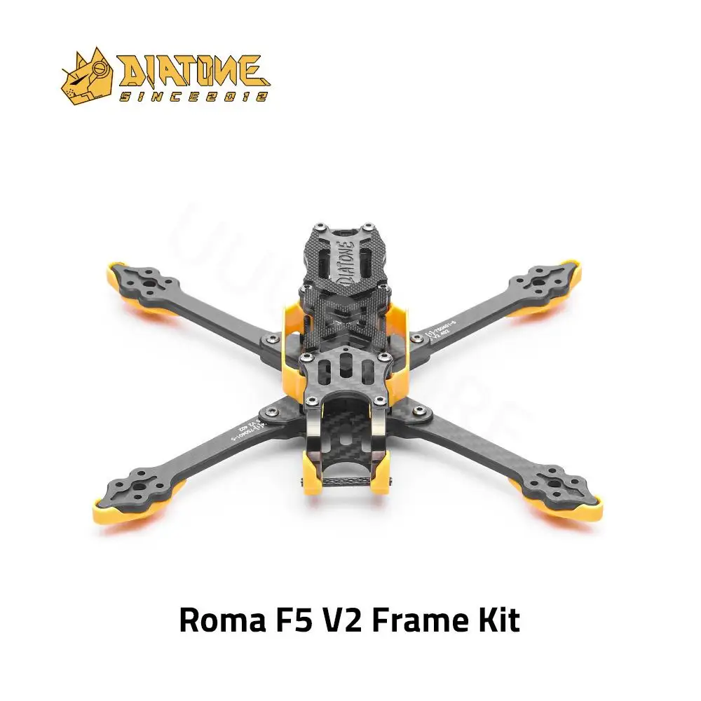 Комплект рамок DIATONE Roma F5 V2, комплект рамок аналоговых/DJI, рама для дрона FPV с аксессуарами
Комплект рамок DIATONE Roma F5 V2, комплект рамок аналоговых/DJI, рама для дрона FPV с аксессуарами