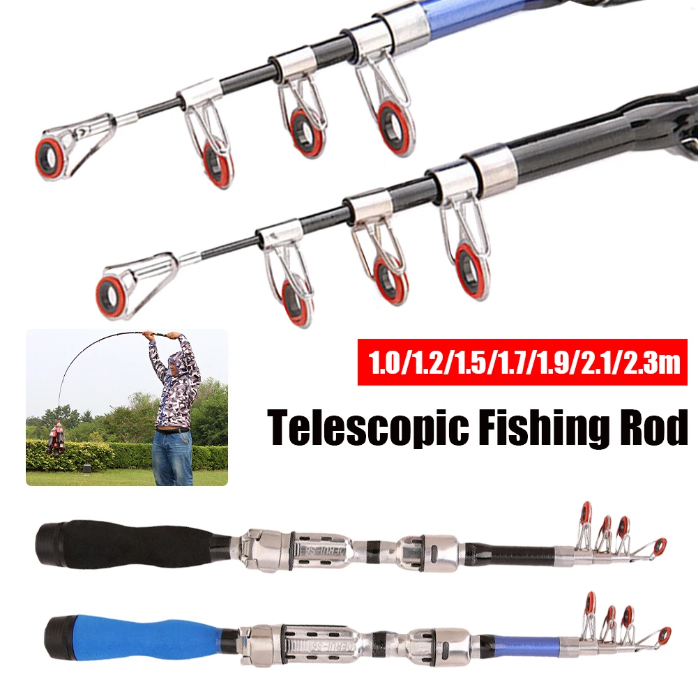 1/1.2/1.5/1.7/1.9/2.1/2.3m Telescopic Fishing Rods Super Hard Carbon Steel Rivers Lakes Fishing Rod Portable Sea Pole Equipment
1/1.2/1.5/1.7/1.9/2.1/2.3m Telescopic Fishing Rods Super Hard Carbon Steel Rivers Lakes Fishing Rod Portable Sea Pole Equipment