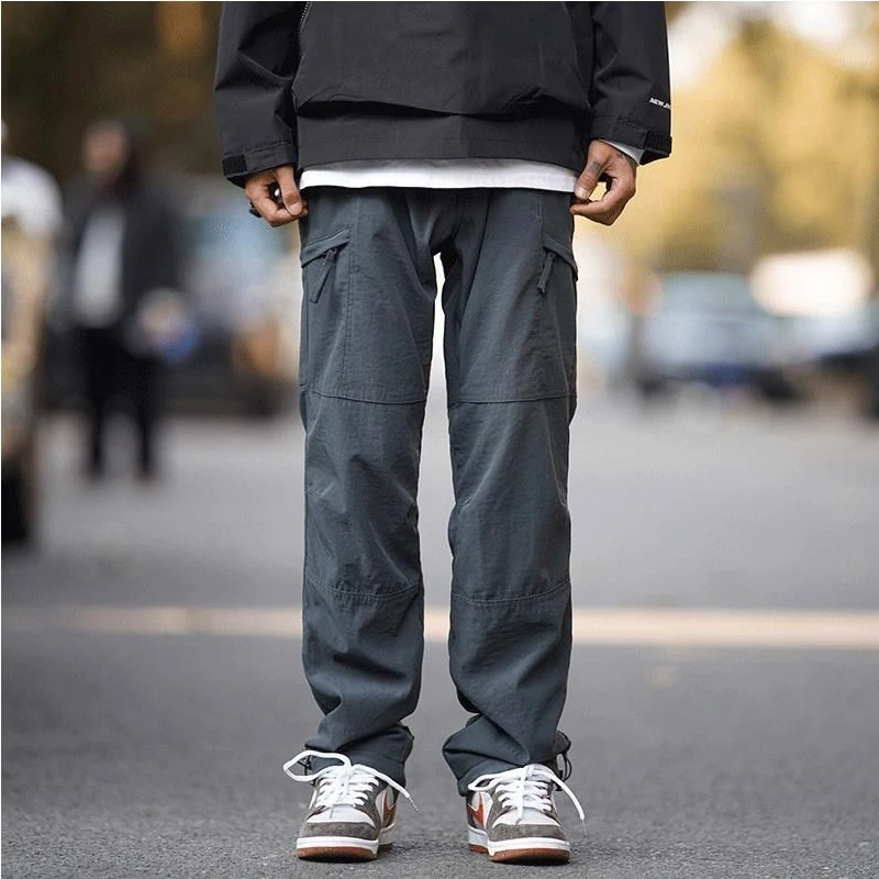 DEEPTOWN Techwear Cargo Pants Men Loose Casual Straight Trousers Male Classic Patchwork Streetwear Quick-drying Fashion Spring
DEEPTOWN Techwear Cargo Pants Men Loose Casual Straight Trousers Male Classic Patchwork Streetwear Quick-drying Fashion Spring