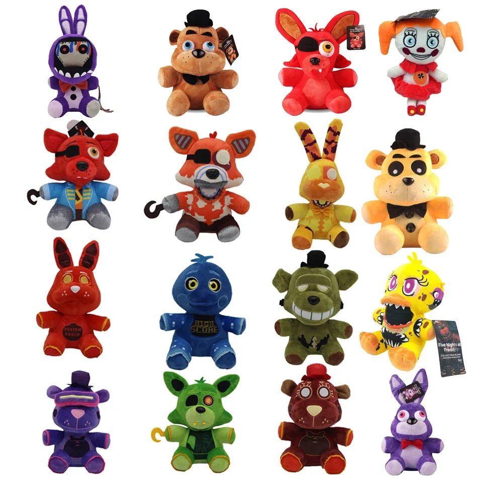 Новинка, плюшевая игрушка FNAF Freddy's, 18 см, мягкие и плюшевые игрушки в виде медведя, кролика Fnaf, плюшевые игрушки, подарок на день рождения и Рождество для детей
Новинка, плюшевая игрушка FNAF Freddy's, 18 см, мягкие и плюшевые игрушки в виде медведя, кролика Fnaf, плюшевые игрушки, подарок на день рождения и Рождество для детей