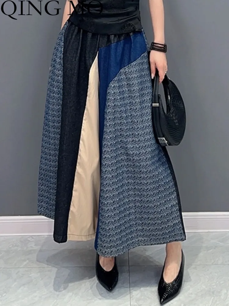 QING MO 2023 Summer New Korean Fashion Color Block Single Piece Wide Leg Pants Women Show Thin Female Pants ZXF3088
QING MO 2023 Summer New Korean Fashion Color Block Single Piece Wide Leg Pants Women Show Thin Female Pants ZXF3088
