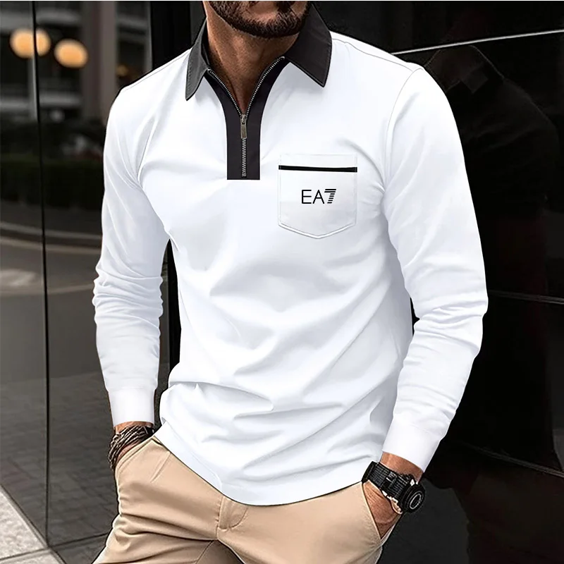 New Men's Autumn/Winter Polo shirt Casual men's long sleeve Polo shirt Size large S-3XL men's T-shirt
New Men's Autumn/Winter Polo shirt Casual men's long sleeve Polo shirt Size large S-3XL men's T-shirt