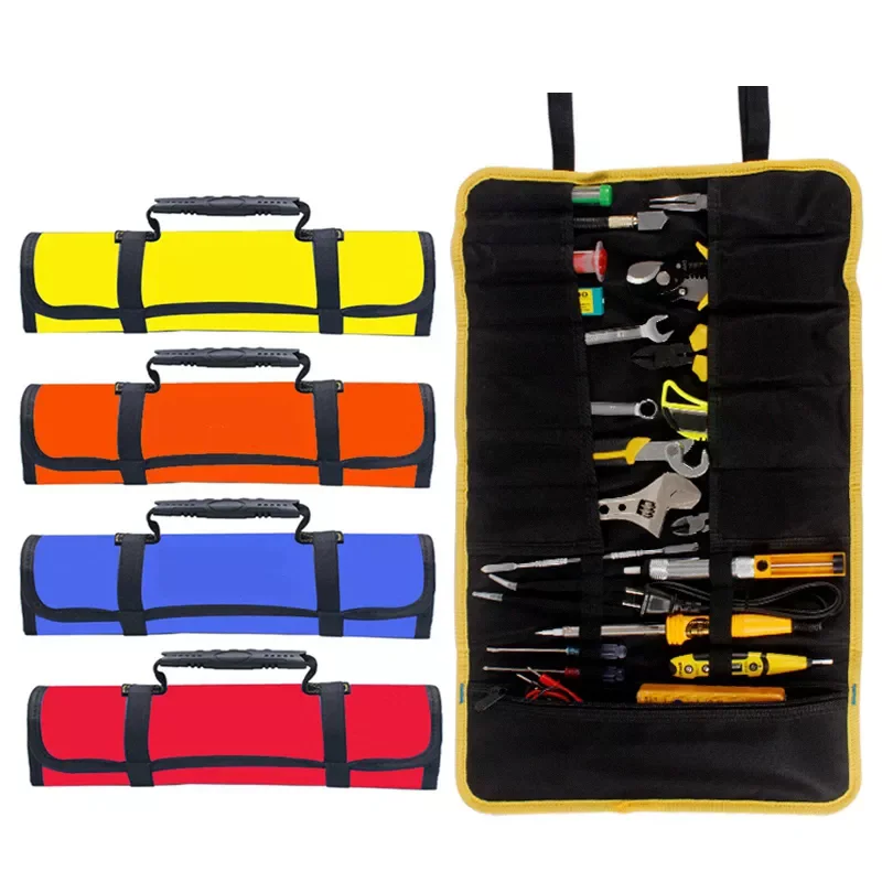Multifunction Oxford Cloth Wrench Bag Folding Tool Roll-up Bag Storage Pocket Portable Tools Pouch Case Organizer Holder
Multifunction Oxford Cloth Wrench Bag Folding Tool Roll-up Bag Storage Pocket Portable Tools Pouch Case Organizer Holder