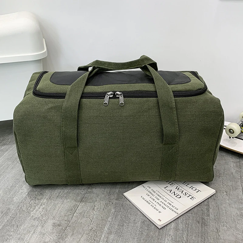 New Canvas Travel Bag For Men Solid Durable Handbag Outdoor Sports Storage Luggage Backpack Large Capacity Sac De Voyage XA655F
New Canvas Travel Bag For Men Solid Durable Handbag Outdoor Sports Storage Luggage Backpack Large Capacity Sac De Voyage XA655F
