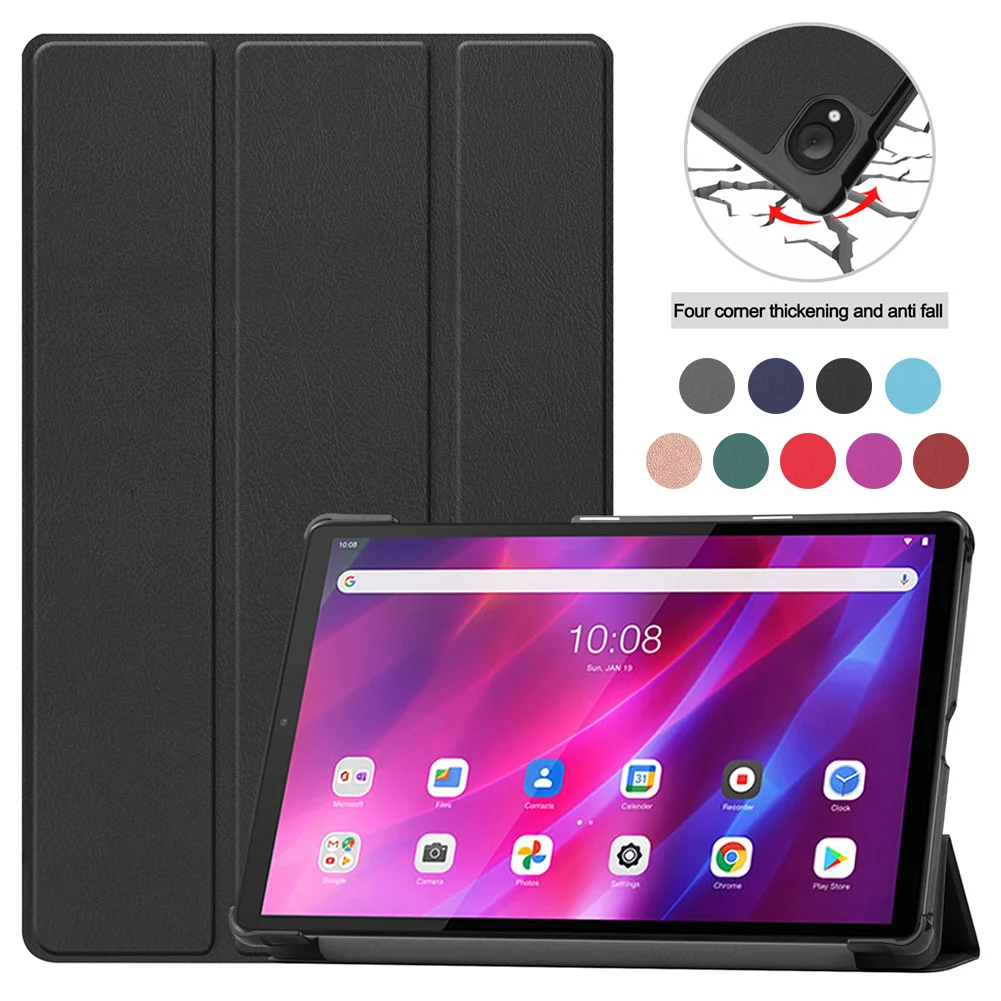 For Lenovo K10 Case PU Leather Folio Flip Tri-folding Magnetic Smart Tablet Case for Lenovo K10 10.3 2021 TB-X6C6F/X6C6X/X6C6NBF
For Lenovo K10 Case PU Leather Folio Flip Tri-folding Magnetic Smart Tablet Case for Lenovo K10 10.3 2021 TB-X6C6F/X6C6X/X6C6NBF