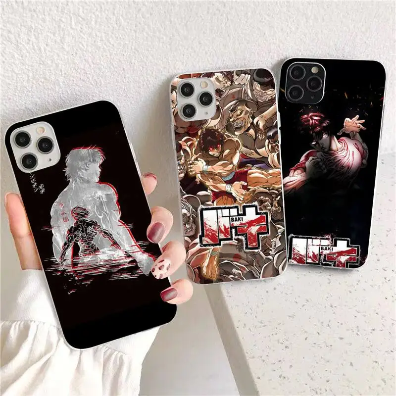 YNDFCNB Baki the Grappler Japanese Anime Phone Case for iPhone 11 12 13 Mini Pro Max 8 7 6 6S Plus X 5 SE 2020 XR XS Case shell
YNDFCNB Baki the Grappler Japanese Anime Phone Case for iPhone 11 12 13 Mini Pro Max 8 7 6 6S Plus X 5 SE 2020 XR XS Case shell