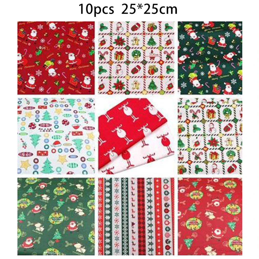 45*55CM Christmas Santa Patchwork Printed Polyester Cotton Fabric For Tissue Sewing Quilting Fabrics Needlework DIY Craft Sewing
45*55CM Christmas Santa Patchwork Printed Polyester Cotton Fabric For Tissue Sewing Quilting Fabrics Needlework DIY Craft Sewing