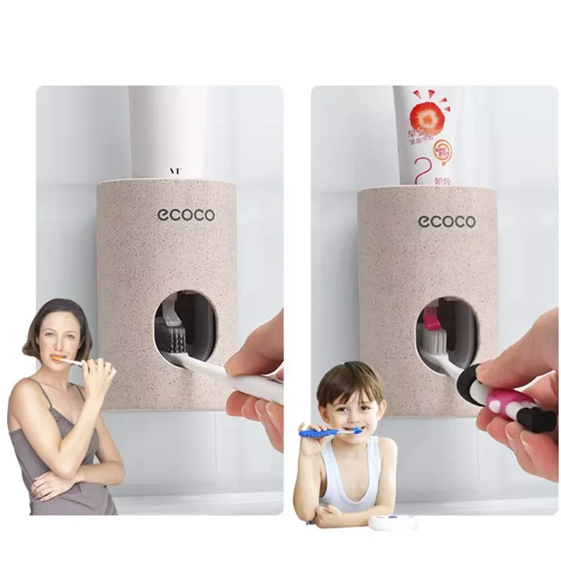 2023 Wheat Automatic Toothpaste Dispenser Toothbrush Holder Wall Mount Toothpaste Squeezer Storage Rack Bathroom Accessories Set
2023 Wheat Automatic Toothpaste Dispenser Toothbrush Holder Wall Mount Toothpaste Squeezer Storage Rack Bathroom Accessories Set