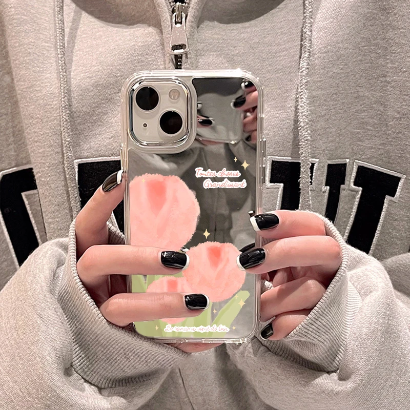 Flower Makeup Mirror Case For Iphone 11 13 14 12 Pro Max 11 12 14 13 X XR XS Max 14Pro 13Pro Max Shockproof Black Phone Cover
Flower Makeup Mirror Case For Iphone 11 13 14 12 Pro Max 11 12 14 13 X XR XS Max 14Pro 13Pro Max Shockproof Black Phone Cover