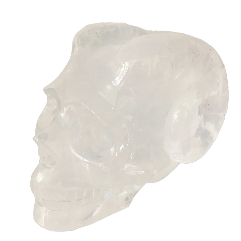 1000g High Quality Natural Hand-Carved Clear Quartz Horn Devil Quartz Crystal Skull Figurine Healing Crystal Home Crafts
1000g High Quality Natural Hand-Carved Clear Quartz Horn Devil Quartz Crystal Skull Figurine Healing Crystal Home Crafts