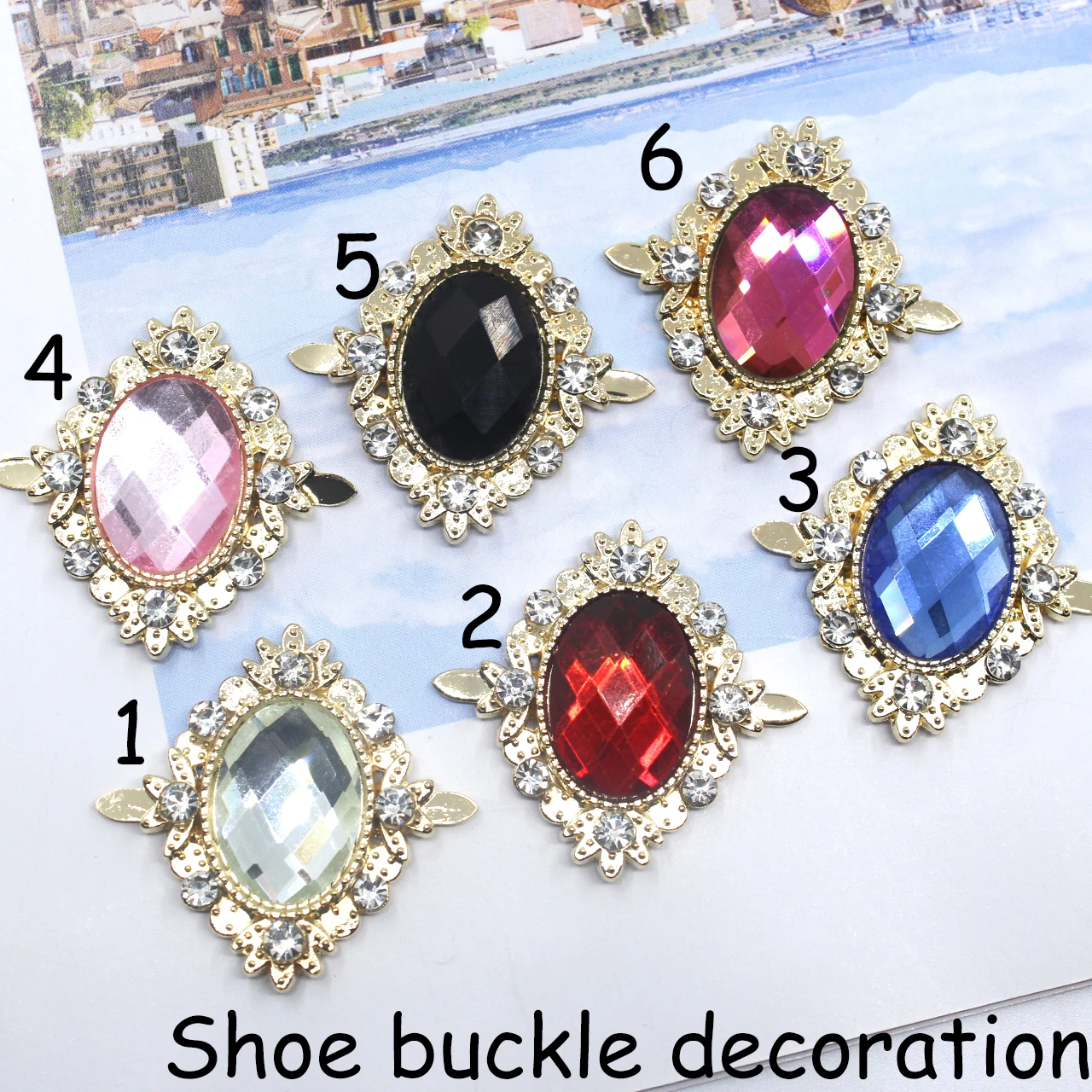 NEW 6Pcs/lot 32*35mm Glass Rhinestone Diy Buttons Bowknot Flower Embellishment Accessories Craft Supplies Decorative Button
NEW 6Pcs/lot 32*35mm Glass Rhinestone Diy Buttons Bowknot Flower Embellishment Accessories Craft Supplies Decorative Button