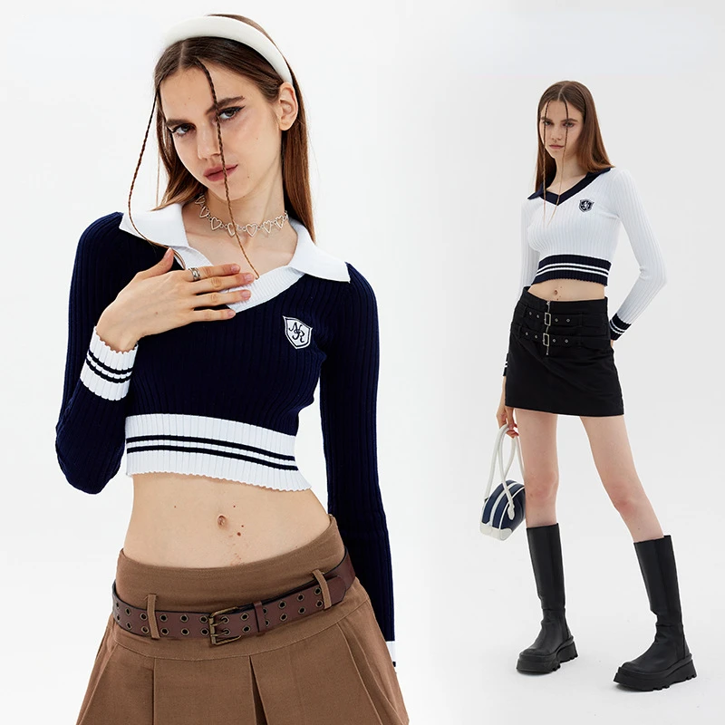 2022 New Tight Navel Long-sleeved Knitted Sweater Women's Korean Version High Waist Slim Short Bottoming Shirt Sexy Top Spring
2022 New Tight Navel Long-sleeved Knitted Sweater Women's Korean Version High Waist Slim Short Bottoming Shirt Sexy Top Spring