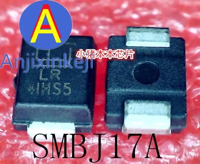 30pcs 100% orginal new SMBJ17A Silkscreen: LR DO-214AA 
30pcs 100% orginal new SMBJ17A Silkscreen: LR DO-214AA