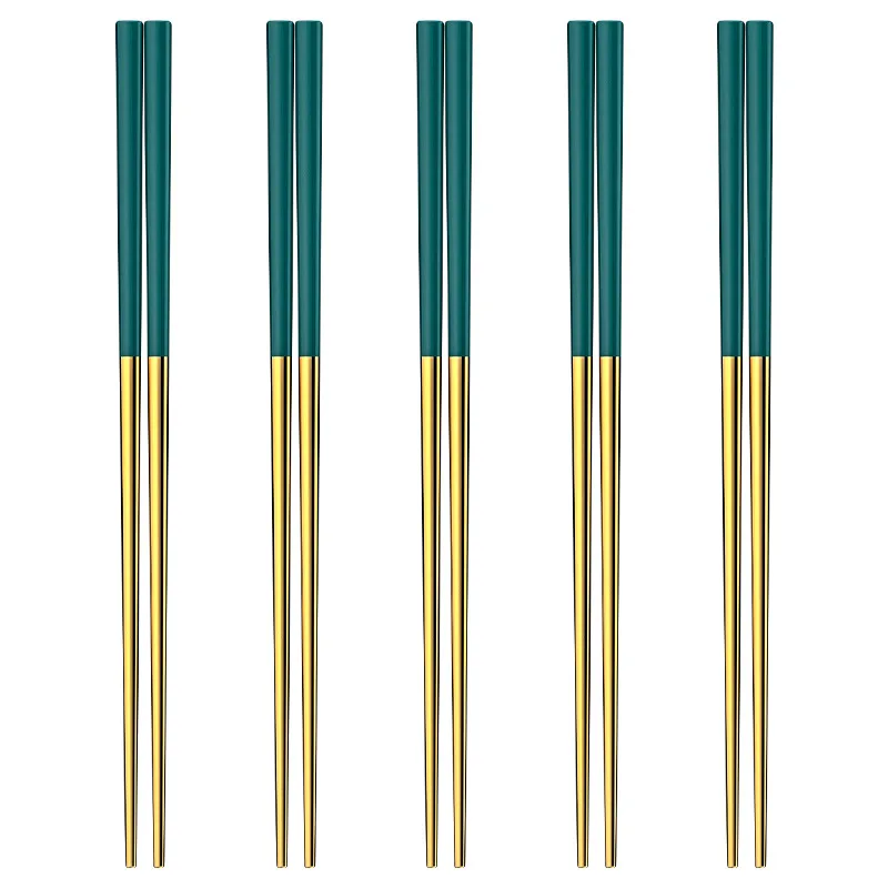 304 Stainless Steel Chopsticks Insulation Anti-Scalding Metal Chopsticks Christmas Present
304 Stainless Steel Chopsticks Insulation Anti-Scalding Metal Chopsticks Christmas Present
