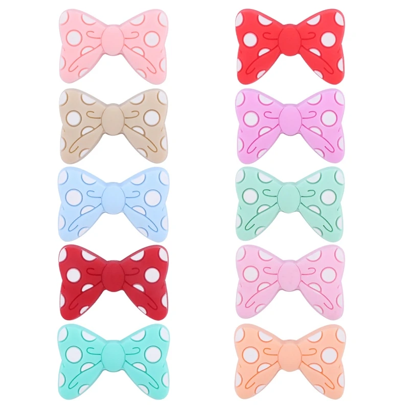 Y3NF 1pc Baby Teether Silicone Beads Bowknot BPA Free DIY Making Craft Teething Ring Toy Accessories for Toddlers Newborn
Y3NF 1pc Baby Teether Silicone Beads Bowknot BPA Free DIY Making Craft Teething Ring Toy Accessories for Toddlers Newborn