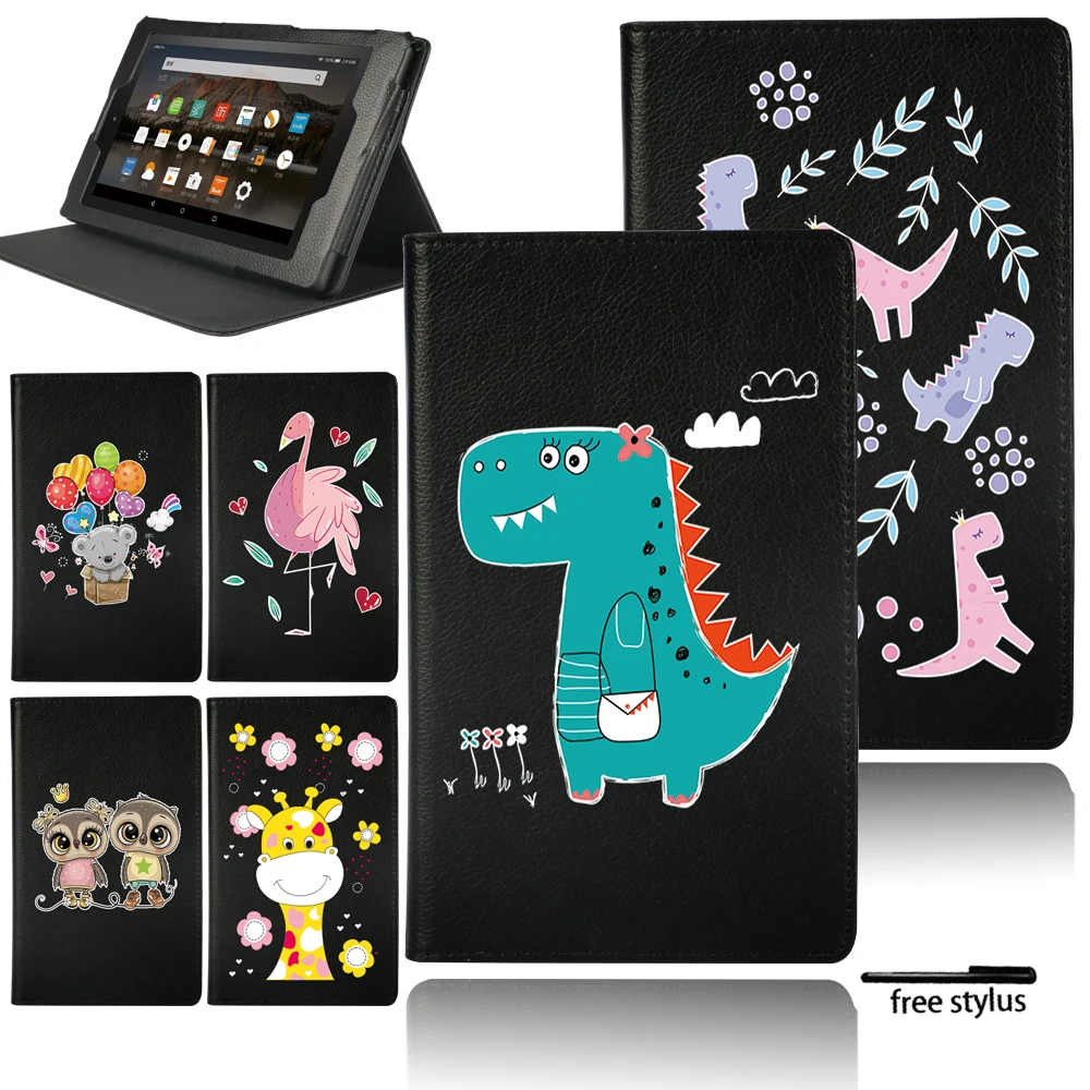 Folio Tablet Cover Case for Fire 7(5th/7th/9th Gen)/HD 8(6th/7th/8th)/HD 10(5th/7th/9th Gen) Cartoon Pattern Protective Shell
Folio Tablet Cover Case for Fire 7(5th/7th/9th Gen)/HD 8(6th/7th/8th)/HD 10(5th/7th/9th Gen) Cartoon Pattern Protective Shell