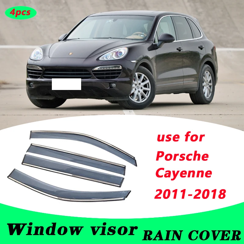 Пластиковый козырек для окон Porsche Cayenne 2011-2018, дефлектор от солнца и дождя, 4 шт./компл.
Пластиковый козырек для окон Porsche Cayenne 2011-2018, дефлектор от солнца и дождя, 4 шт./компл.