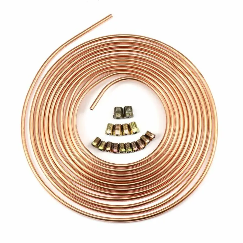 1/4 Nickel Copper Alloy Brake Line Tubing Coil Roll &Fittings For Fuel Delivery Systems Anti-rust Technology Decoration
1/4 Nickel Copper Alloy Brake Line Tubing Coil Roll &Fittings For Fuel Delivery Systems Anti-rust Technology Decoration