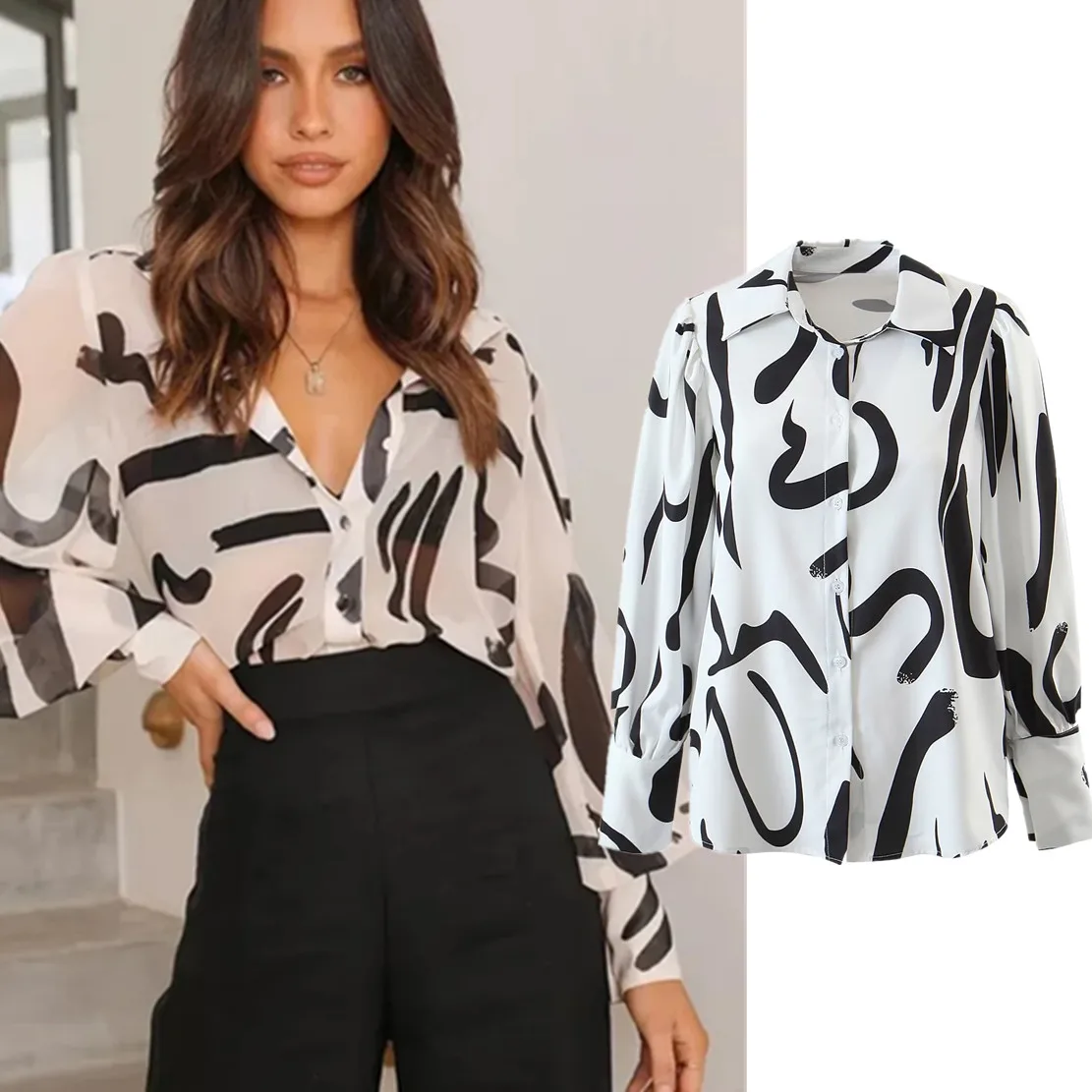 Jenny&Dave Ins Blogger High Street Zebra Stripe Print Fashion Blouse Chiffon Shirt Women Tops
Jenny&Dave Ins Blogger High Street Zebra Stripe Print Fashion Blouse Chiffon Shirt Women Tops