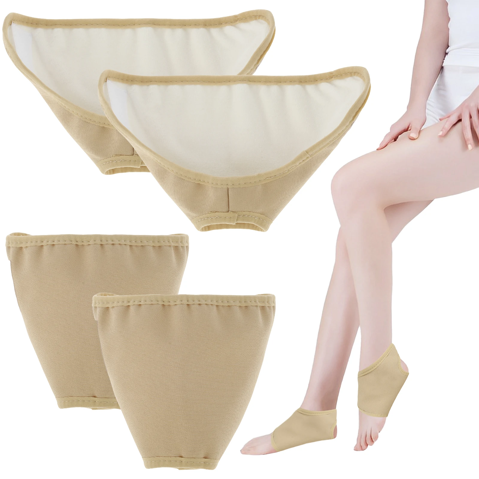 4Pcs Ankle Oil Pack Set Washable Reusable Ankle Essential Oil Wrap Mess-Free Oil Pack Wrap Soft Comfortable Bamboo Velvet
4Pcs Ankle Oil Pack Set Washable Reusable Ankle Essential Oil Wrap Mess-Free Oil Pack Wrap Soft Comfortable Bamboo Velvet