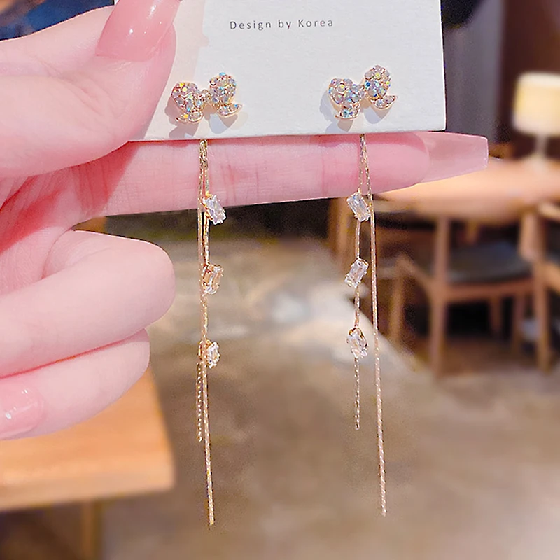 2022 New Fashion Korean Vintage Long Tassel Drop Earrings for Women Gold Color Fashion Jewelry Luxury Hanging Pendientes
2022 New Fashion Korean Vintage Long Tassel Drop Earrings for Women Gold Color Fashion Jewelry Luxury Hanging Pendientes