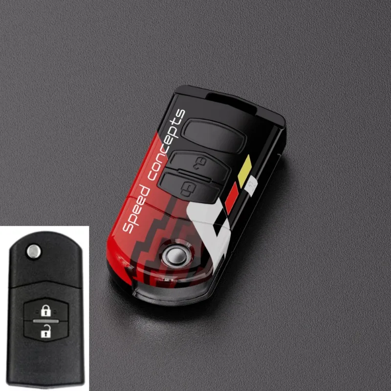 Новый модный цветной чехол для автомобильного ключа для Mazda 3 5 6 серии M6 RX8 MX5 2 3 4 кнопки, защитная сумка для ключей, аксессуары 
Новый модный цветной чехол для автомобильного ключа для Mazda 3 5 6 серии M6 RX8 MX5 2 3 4 кнопки, защитная сумка для ключей, аксессуары