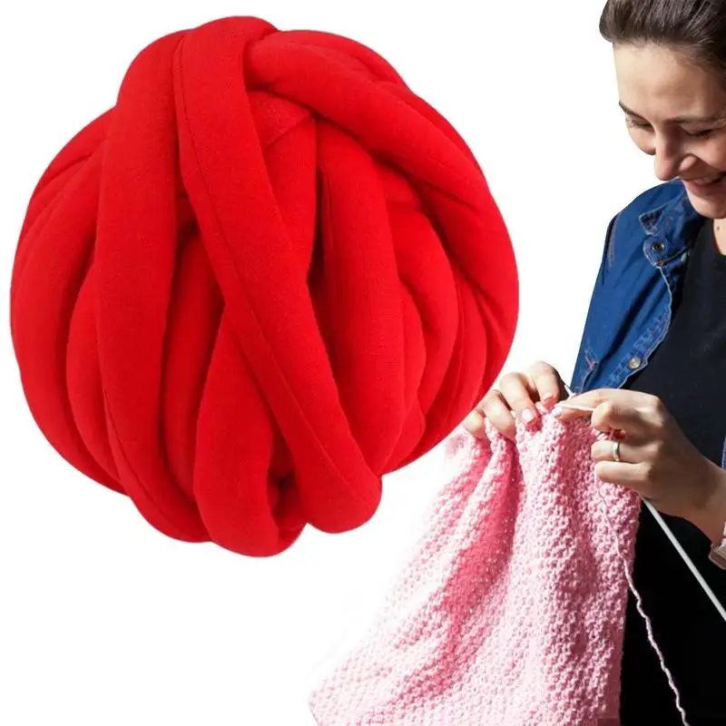 T-Shirt Yarn Giant Yarn For DIY Crafts 1 Roll20 Yards Arm Knitting Yarn For Chunky Blanket Pets House Doormats Cushions Pillows
T-Shirt Yarn Giant Yarn For DIY Crafts 1 Roll20 Yards Arm Knitting Yarn For Chunky Blanket Pets House Doormats Cushions Pillows