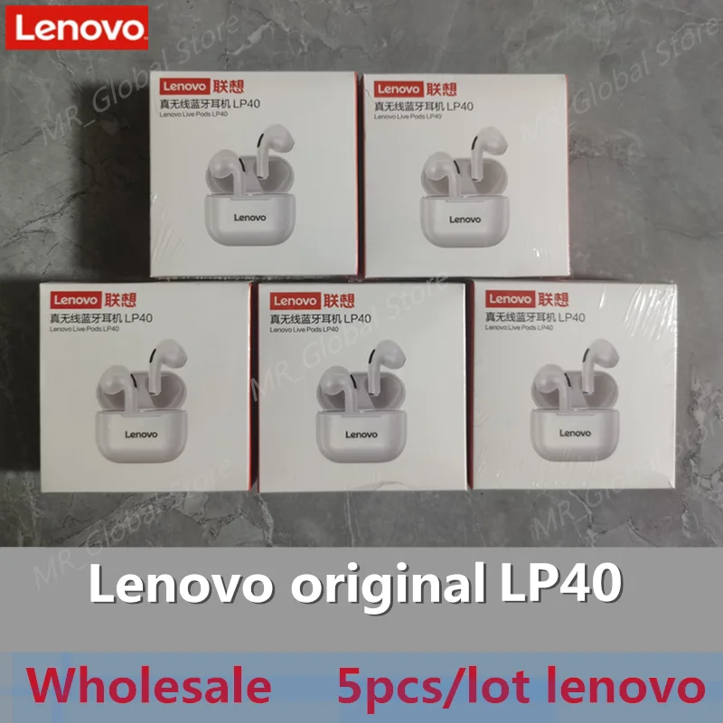 Original 5pcs Lenovo LP40 TWS Wireless Earphone Bluetooth 5.0 Dual Stereo Noise Reduction Bass Touch Control Long Standby 230mA
Original 5pcs Lenovo LP40 TWS Wireless Earphone Bluetooth 5.0 Dual Stereo Noise Reduction Bass Touch Control Long Standby 230mA