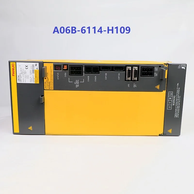 New Fanuc A06B-6114-H109 Servo Drive Unit for CNC Machine Sales And Repair
New Fanuc A06B-6114-H109 Servo Drive Unit for CNC Machine Sales And Repair