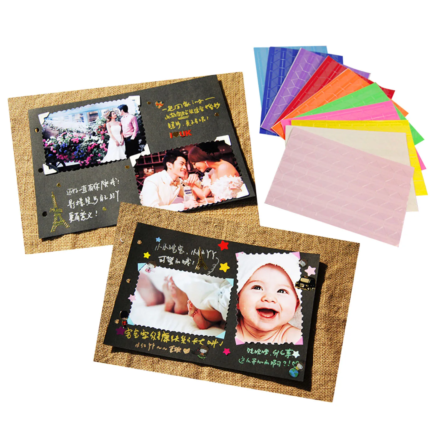 10 Sheet Self-adhesive Photo Mounting Corners Sticker Paper for DIY Scrapbook Picture Album Diary Decoration Birthday Gifts
10 Sheet Self-adhesive Photo Mounting Corners Sticker Paper for DIY Scrapbook Picture Album Diary Decoration Birthday Gifts
