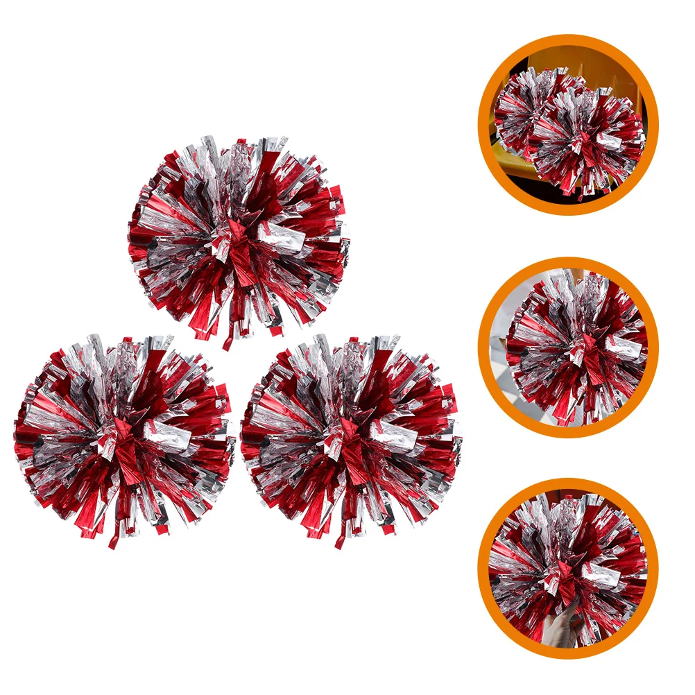 3 Pcs Portable Cheerleading Props Gold Leaf Pom Poms Cheerleader Pompoms Sports Reusable 
3 Pcs Portable Cheerleading Props Gold Leaf Pom Poms Cheerleader Pompoms Sports Reusable