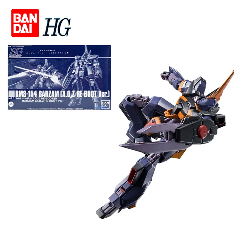 

Bandai Original Gundam Model Kit HGUC 1/144 RMS-154 BARZAM(A.O.Z RE-BOOT Ver.)Plastic Mobile Suit Anime Action Figures Toy Gifts