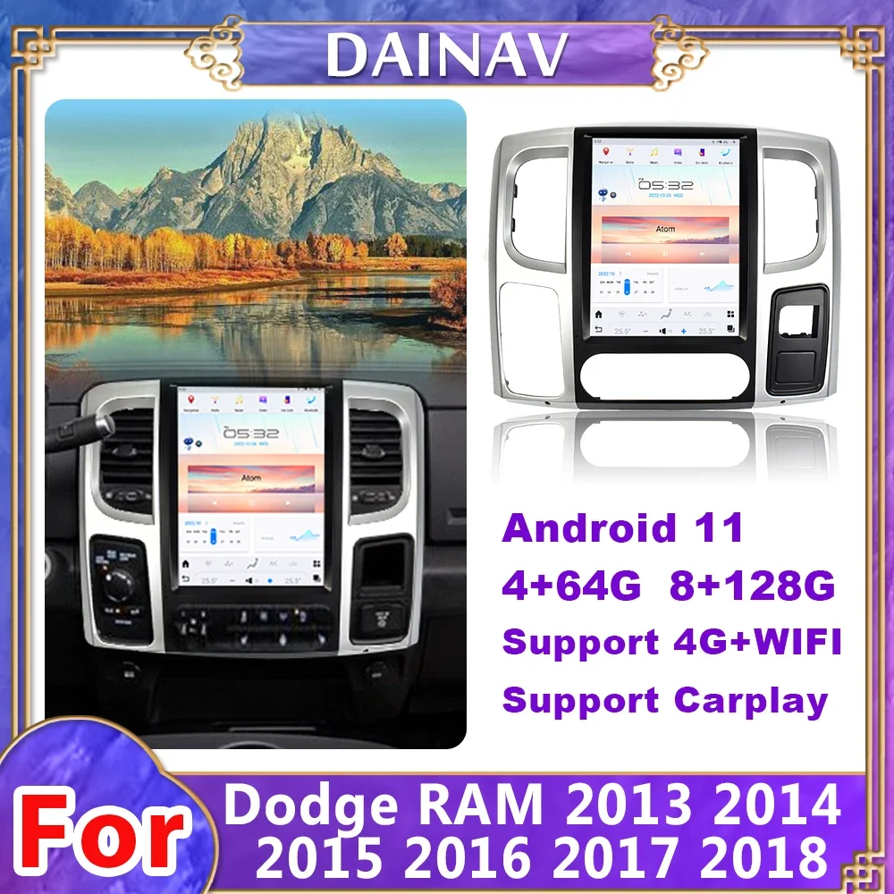 Автомобильная аудиосистема 12,1 дюйма, Android 11, для Dodge RAM 2013 2014-2018, автомобильное радио, GPS, мультимедийный DVD-плеер, Тесла, GPS-навигация, головное устройство
Автомобильная аудиосистема 12,1 дюйма, Android 11, для Dodge RAM 2013 2014-2018, автомобильное радио, GPS, мультимедийный DVD-плеер, Тесла, GPS-навигация, головное устройство