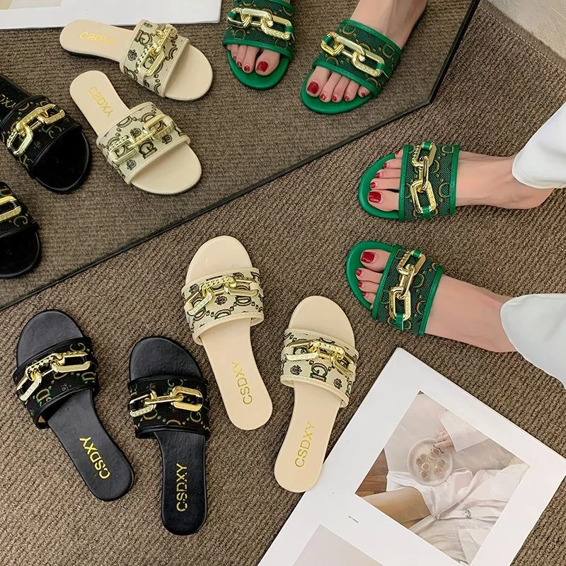 2022 Luxury Women's Slippers Designer Fashion Flat Casual Sandals Classic New Beach Slippers Women Sandale Femme Shoes
2022 Luxury Women's Slippers Designer Fashion Flat Casual Sandals Classic New Beach Slippers Women Sandale Femme Shoes