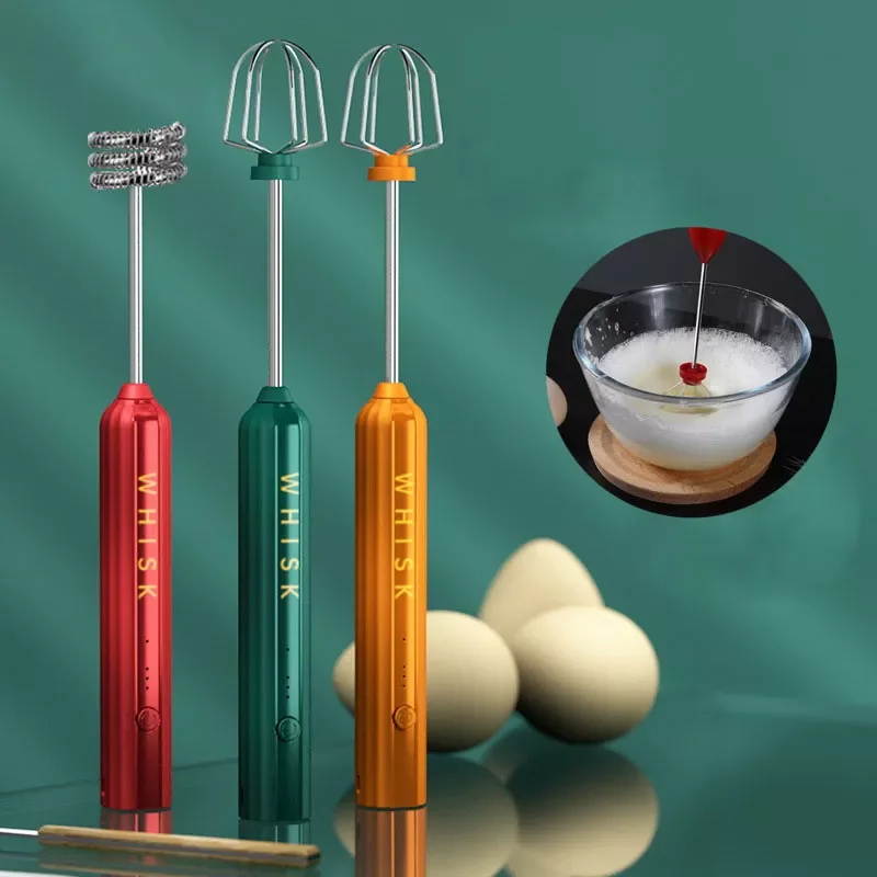 2022 NEW Electric Stirrer Handheld Milk Frother Foamer Whisk Egg Beater USB Charge Bubble Maker Mixer For Coffee Food Blender
2022 NEW Electric Stirrer Handheld Milk Frother Foamer Whisk Egg Beater USB Charge Bubble Maker Mixer For Coffee Food Blender
