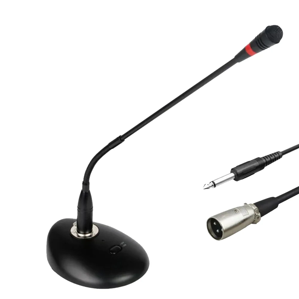 USB Conference Microphone Pluggable Low Profile Podium Stand 18" Dynamic Gooseneck Mic 3 Pin Out To Signal With Base For PC
USB Conference Microphone Pluggable Low Profile Podium Stand 18" Dynamic Gooseneck Mic 3 Pin Out To Signal With Base For PC