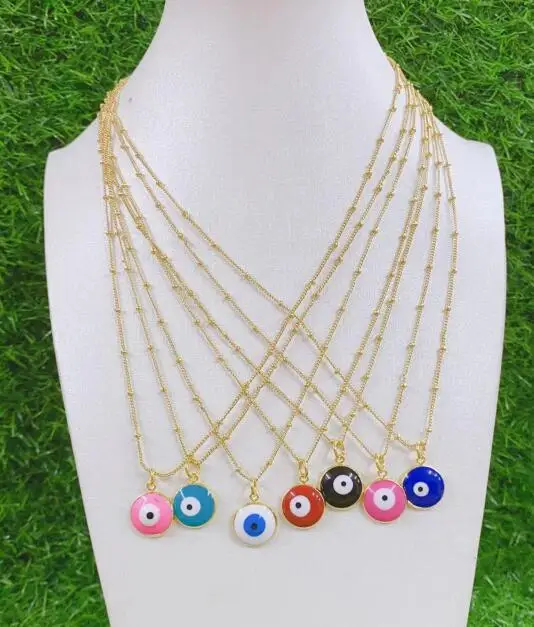 1 шт. новый золотой эмалированный глаз для женщин своими руками ожерелье ювелирные изделия цепочка оптовая продажа df3s 
1 шт. новый золотой эмалированный глаз для женщин своими руками ожерелье ювелирные изделия цепочка оптовая продажа df3s