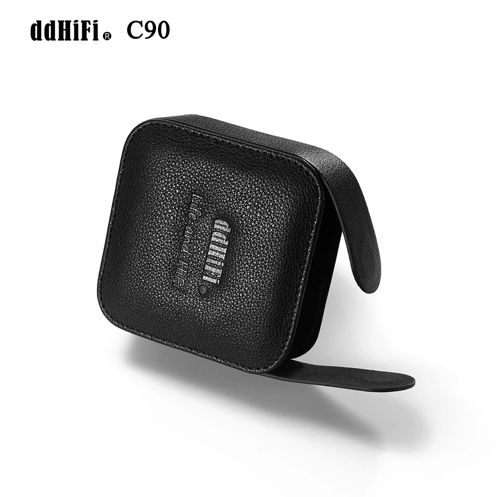 DD ddHiFi C90 искусственная кожа для хранения наушников, верхний слой из воловьей кожи черная кожа наппа с узором Личи
DD ddHiFi C90 искусственная кожа для хранения наушников, верхний слой из воловьей кожи черная кожа наппа с узором Личи